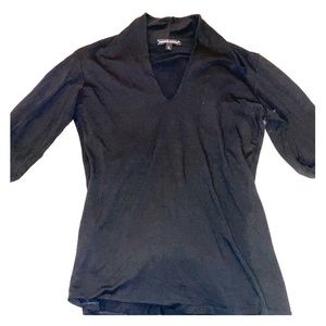 black 3/4 sleeve blouse 🖤